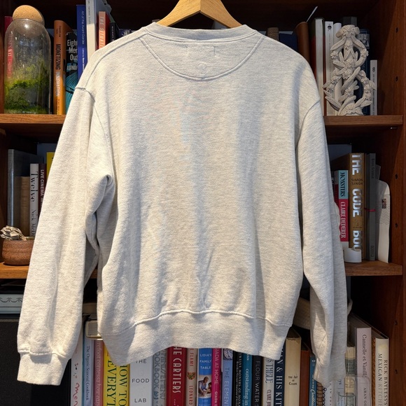 Anine Bing Brigitte Bardot Gray Crewneck Sweatshirt - Picture 2 of 5